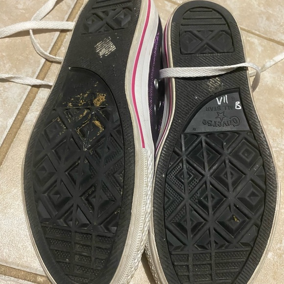Purple/ Pink All Star Converse - Picture 5 of 5